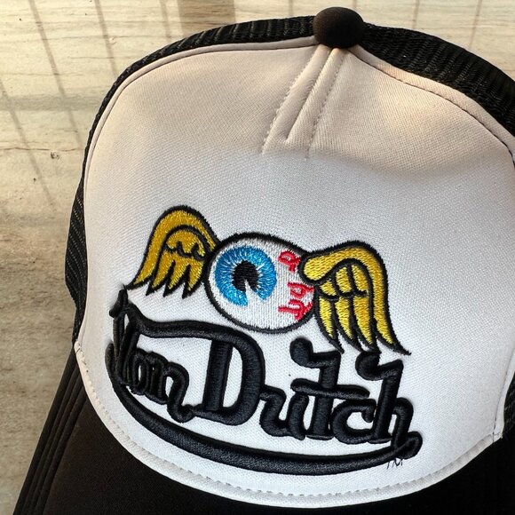 Von Dutch Flying Eyeball Trucker Hat - Picture 3 of 8